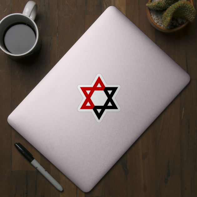 Anarchocommunist Magen David by dikleyt